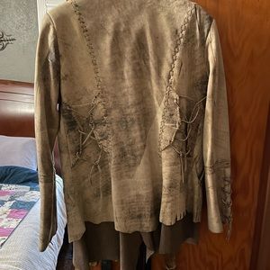 Womens tribe America leather jacket